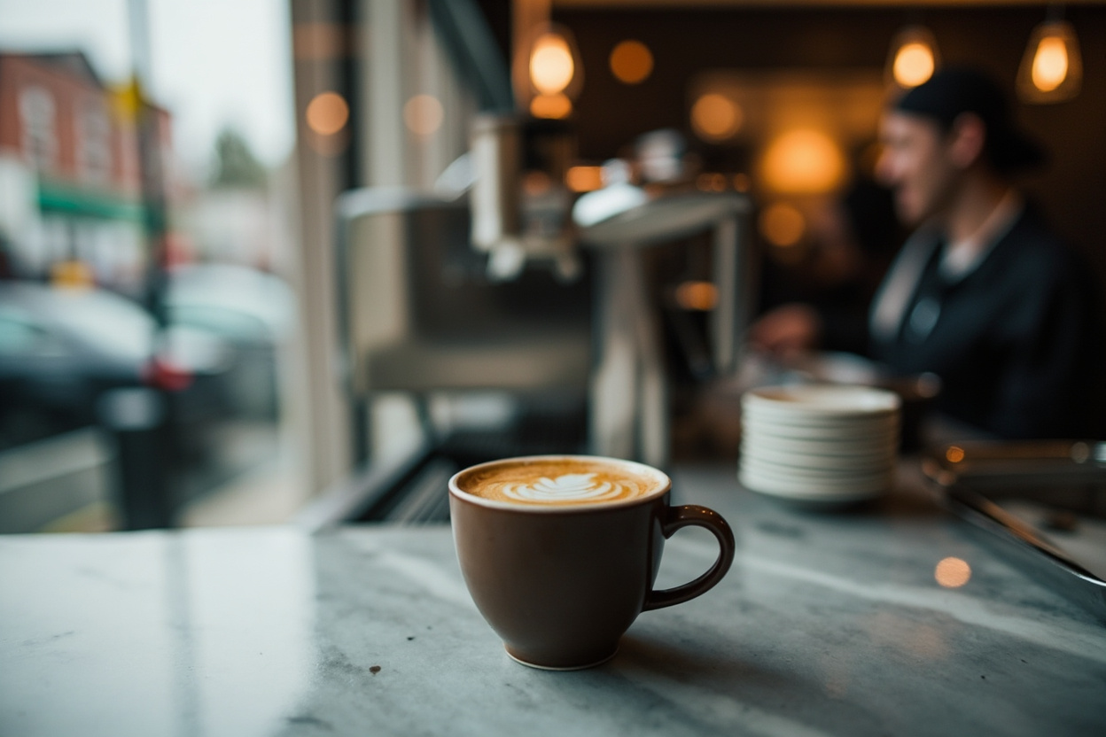 Just Fold, café in Lower Lonsdale, North Vancouver BC