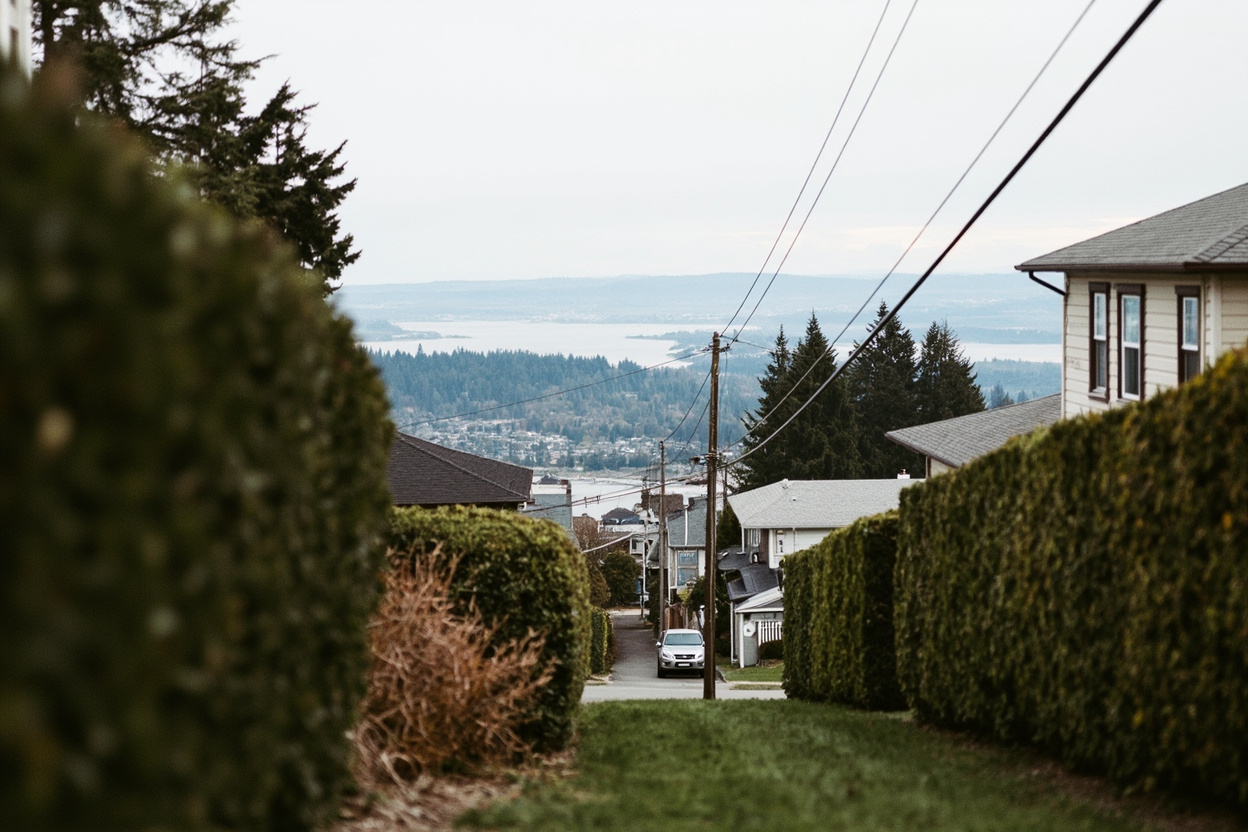 Pemberton street scene in North Vancouver BC