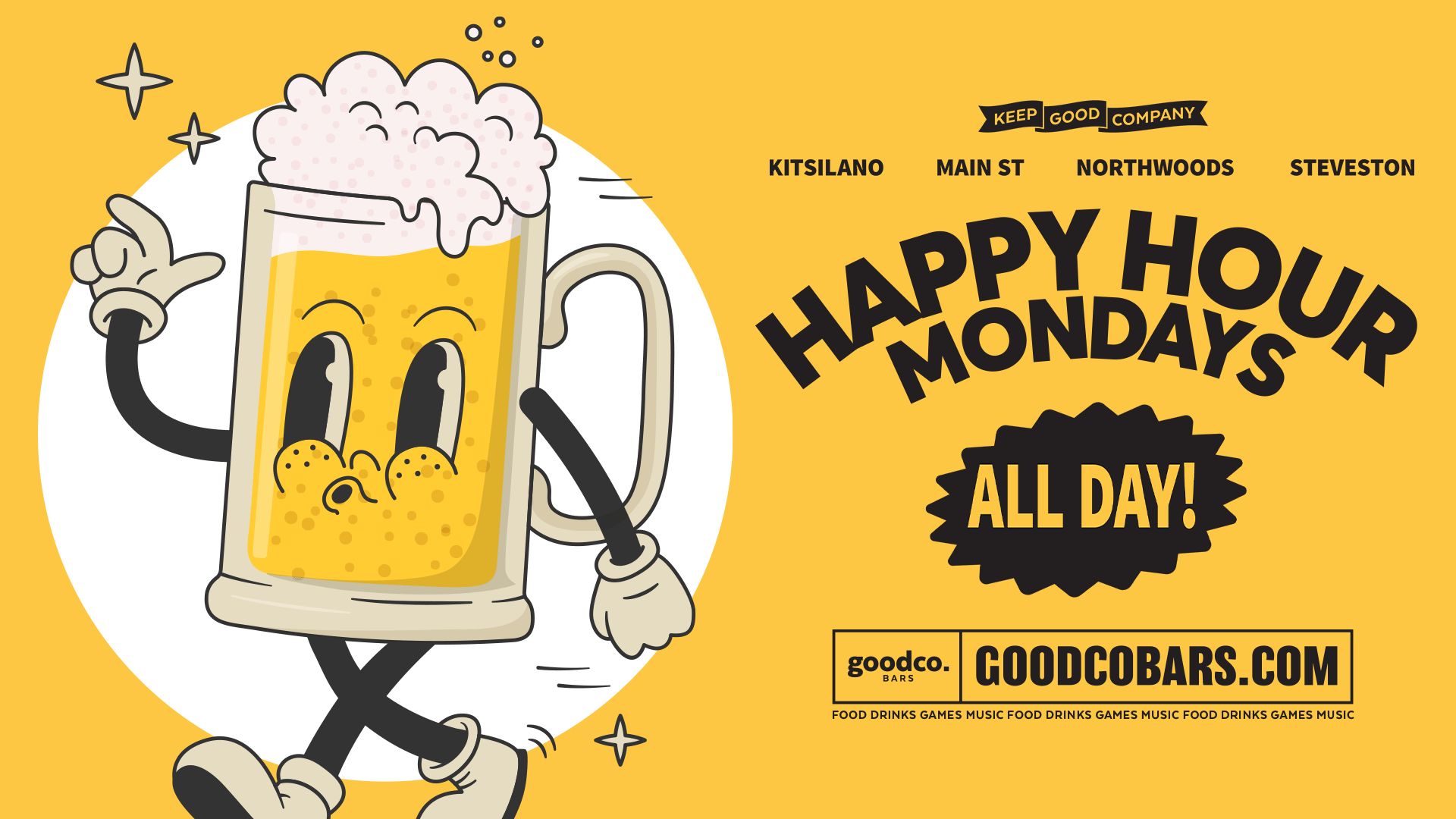 GoodCo, bar in Moodyville, North Vancouver BC