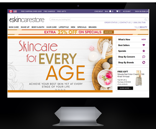 Eternal, beauty and personal care business in Lower Lonsdale, North Vancouver BC